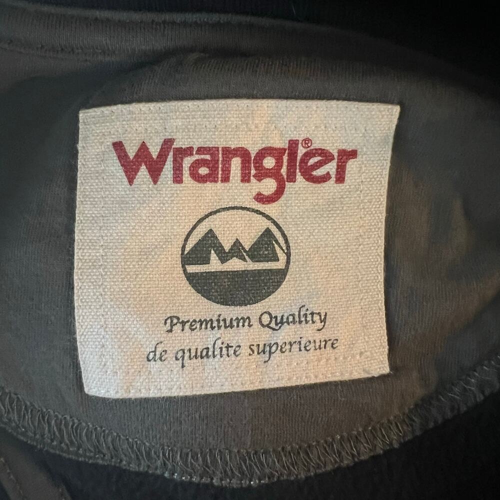 Wrangler Sweater men’s XL black, Quarter Zip, mock collar - Picture 3 of 3